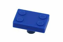 Ручка мебельная UM-BLOCK прямоугольник, синий — купить оптом и в розницу в интернет магазине GTV-Meridian.