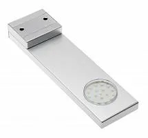 Точечный накладной светодиодный светильник для шкафа VITORIA алюминиевый L-218 мм, 12V, холодный свет — купить оптом и в розницу в интернет магазине GTV-Meridian.